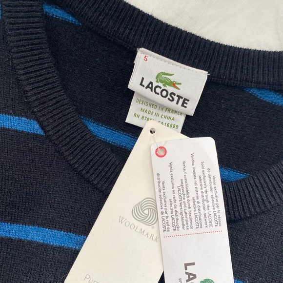 Men’s Lacoste polo and cashmere sweater lot - Picture 5 of 12